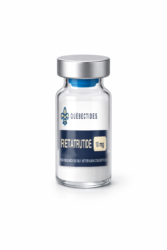 Rétatrutide 10mg vial — Québectides